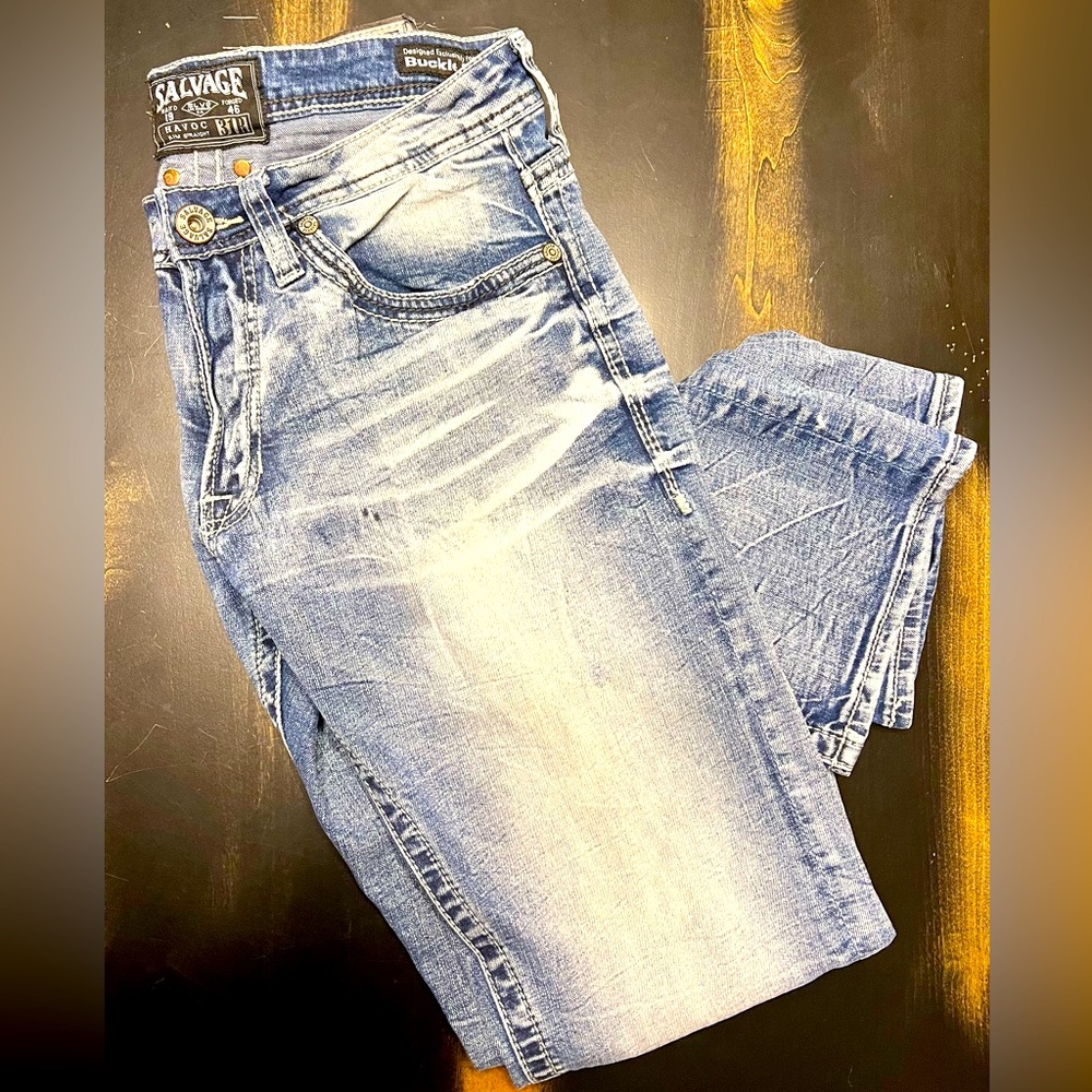 Salvage Havov (slim straight), men’s size 31R